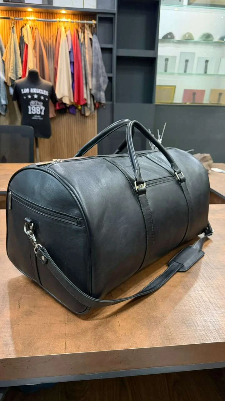 BOLDSTAG BST-001 Nappa Cow Leather Duffle Bag 22 inch