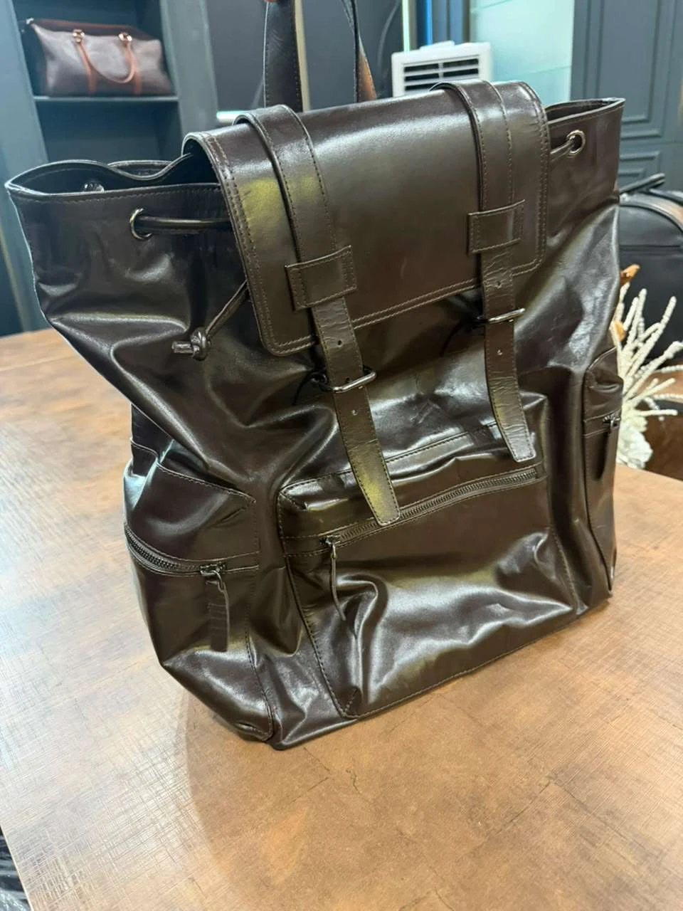 BOLDSTAG BST-002 Patina Cow Leather Backpack