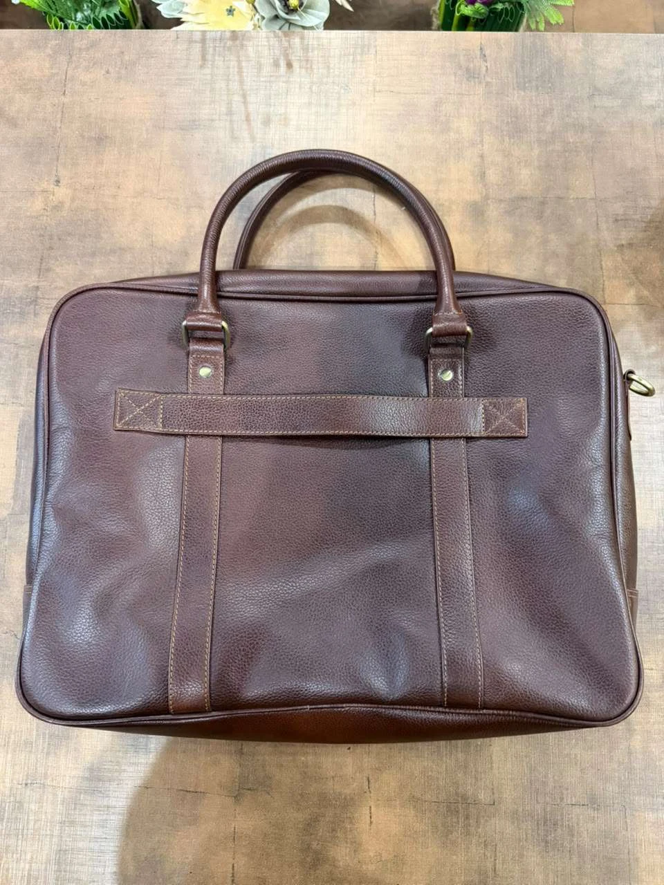 BOLDSTAG BST-003 Natural Milled Cow Leather Laptop Bag
