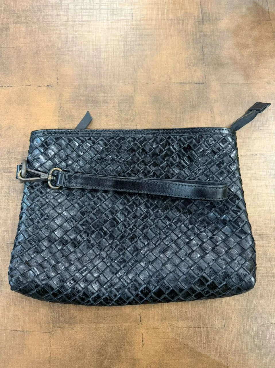 BOLDSTAG BST-012 Knitted Cow Leather Men's Clutch
