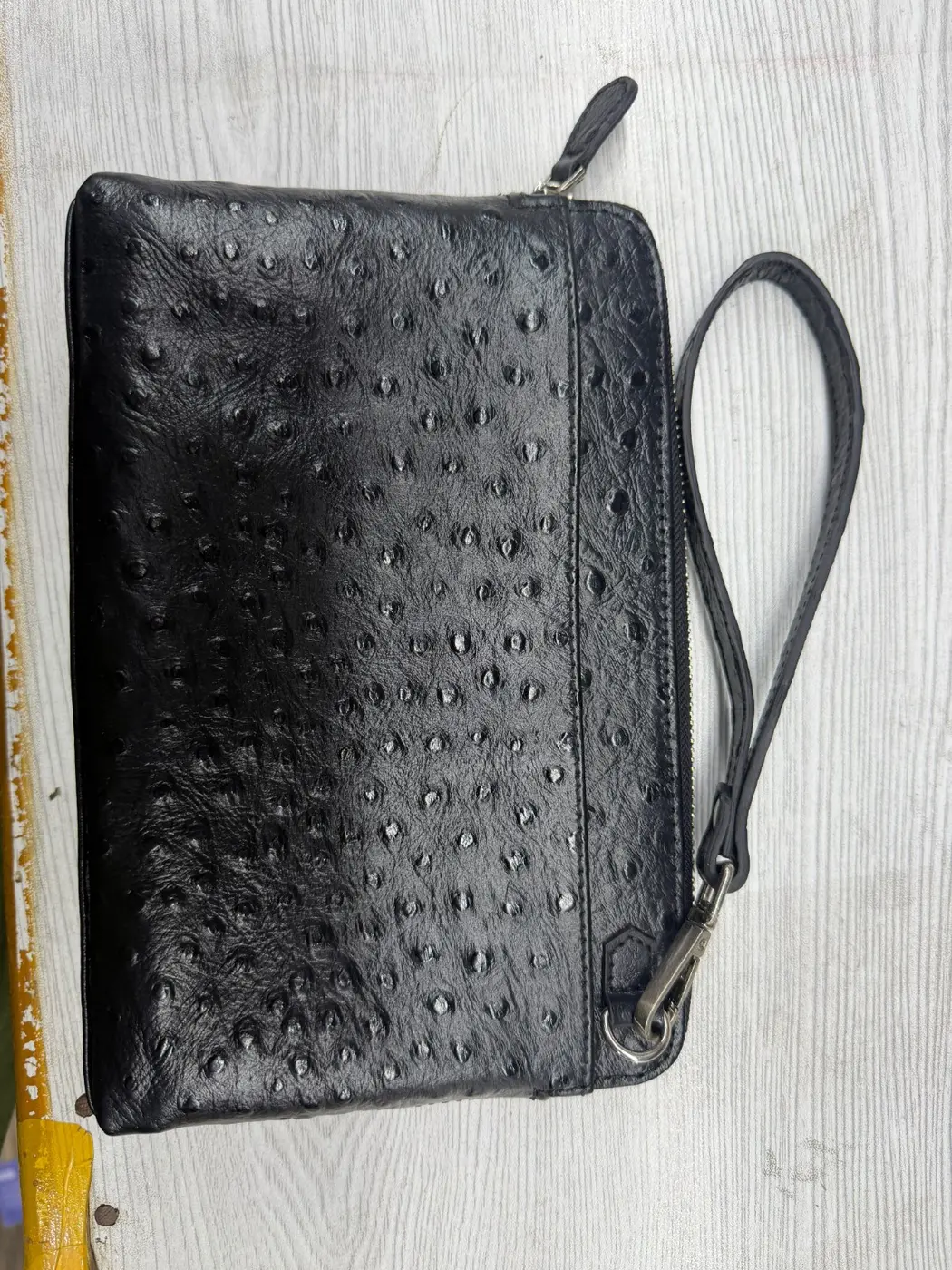 EVERMORE FASHION EVF-CLT-002 Ostrich-Texture Clutch